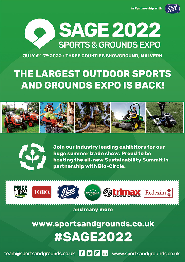SAGE 2022 Sports & Grounds Expo